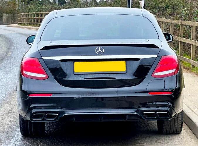 💫Terminali di Scarico Cromati Look E63 AMG per Mercedes Classe E (W213) 💫