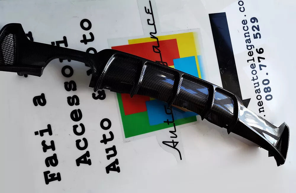 0048 DIFFUSORE POSTERIORE PARAURTI M4 DIFFUSORE CARBONIO BMW SERIE 4 F32 F33 F36