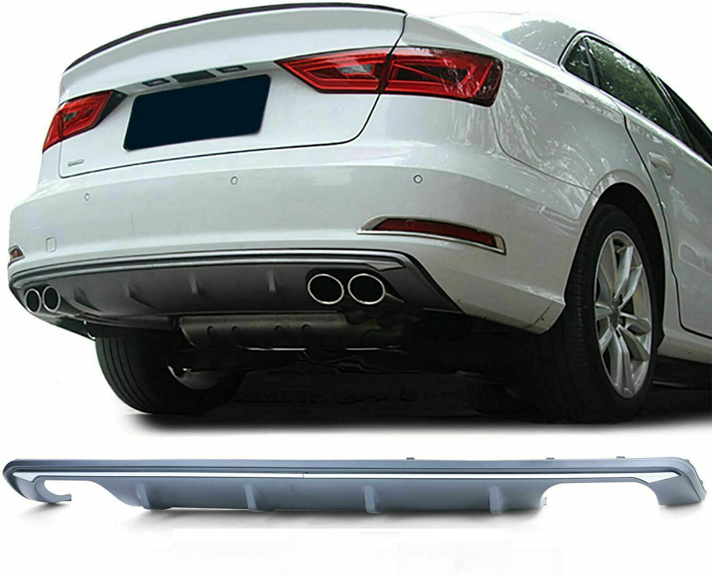 SOTTO PARAURTI AUDI A3 8V BERLINA 2012 AL 2015 DIFFUSORE S3