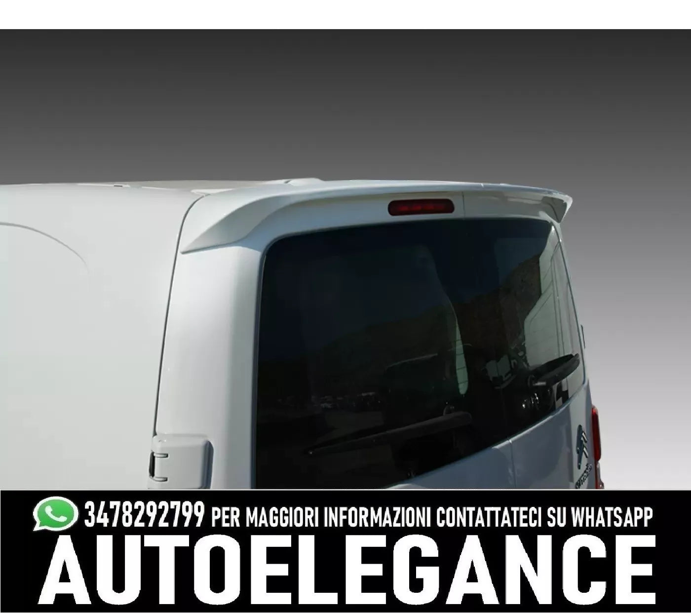 Spoiler sul tetto V.1 Fienile Porte Citroen Jumpy Mk3 (2016-)