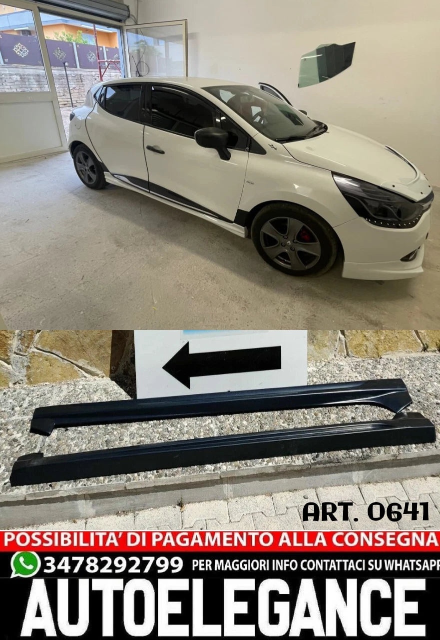 0641 RENAULT CLIO 4 IV 2012+ 5 PORTE COPPIA MINIGONNE LATERALI
