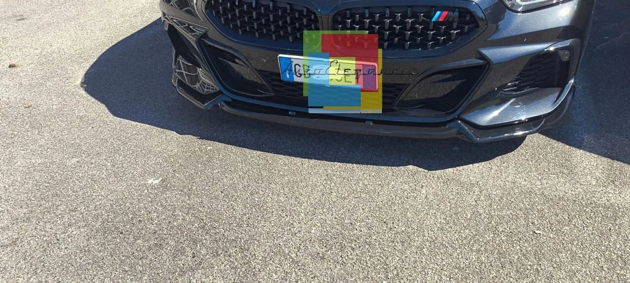 ⭐0212⭐SPLITTER ANTERIORE ADATTO PER BMW Z4 G29 2018+ M LOOK SPORT NERO LUCIDO 🔥