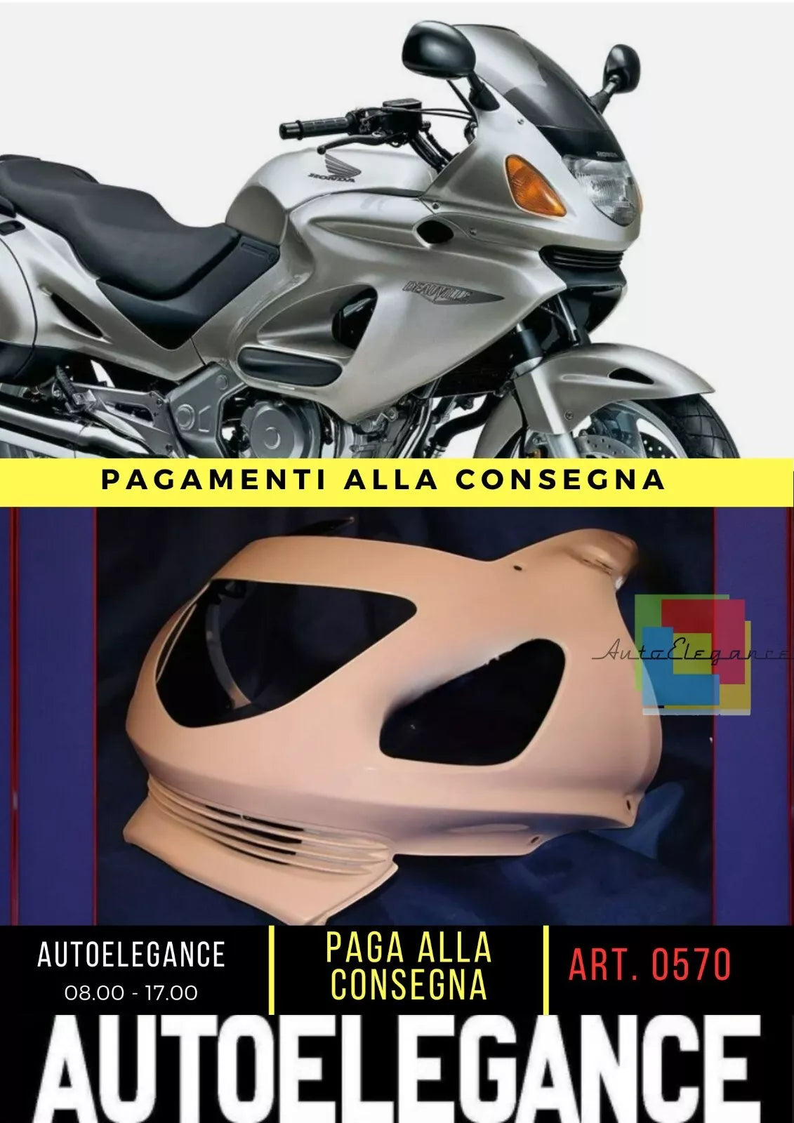 Carenatura anteriore Honda NTV 650 Deauville / muso/cofano/carenatura nuova