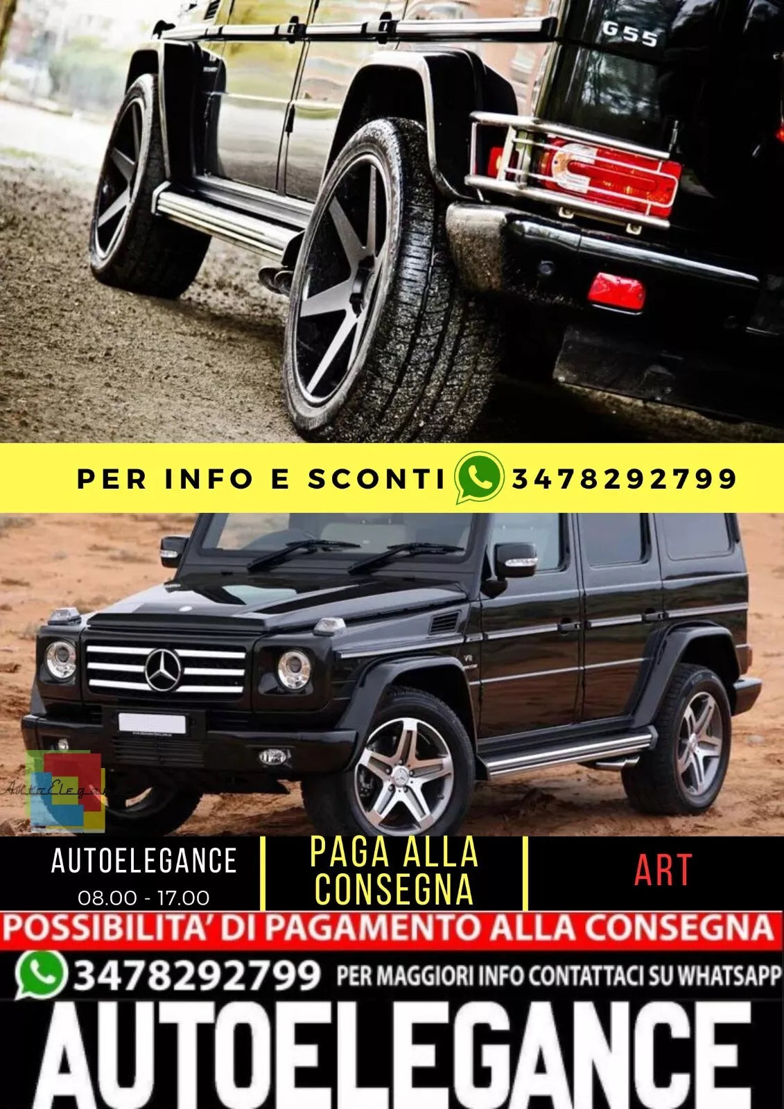 Set Erweiterung Kotflügel Geeignet für Mercedes G 10CM (W463 )