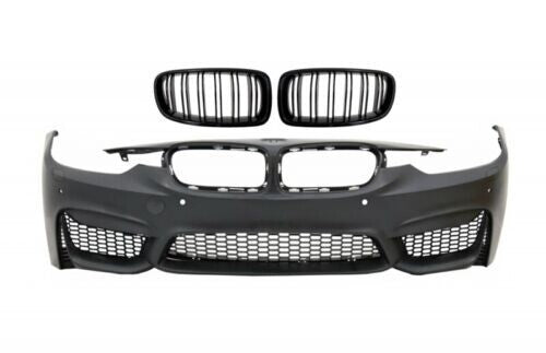 Paraurti per BMW F30 F31 (non LCI) 2011-2018 M3 Sport Evo Look Doppia Griglia Superiore