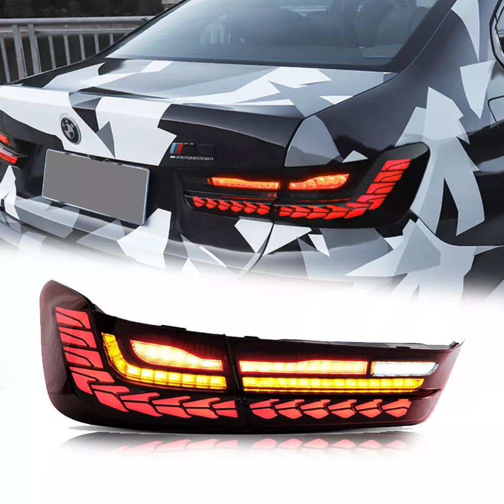 🔥Fanale Posteriore LED con Avvio Animato – BMW Serie 3 G20 / M3 (2019–2022)🔥