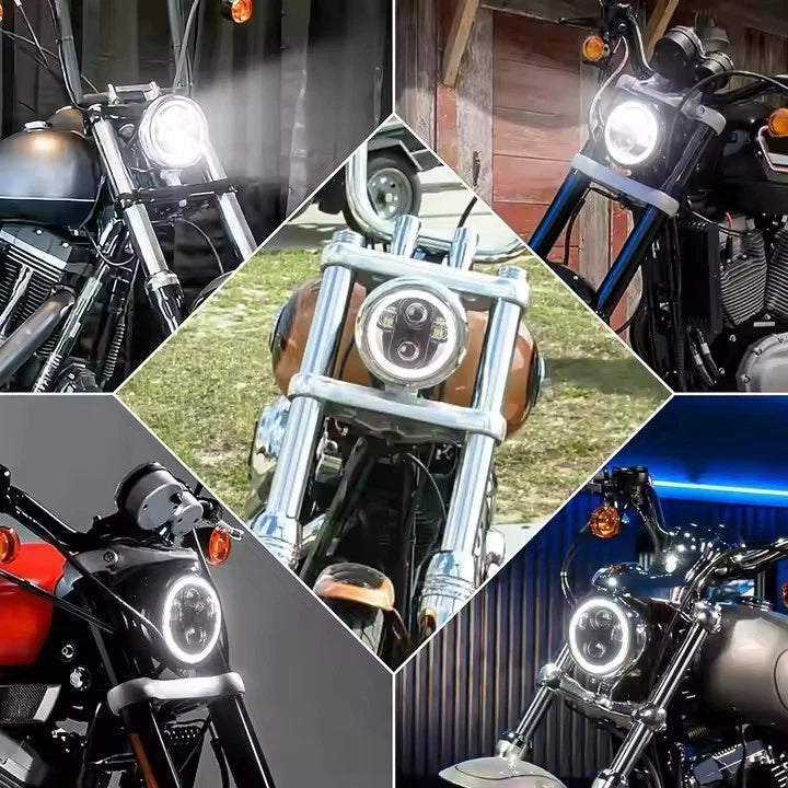 🔥Faro LED E24 + DRL – Harley-Davidson Sportster XL 1200 / 883 Iron🔥