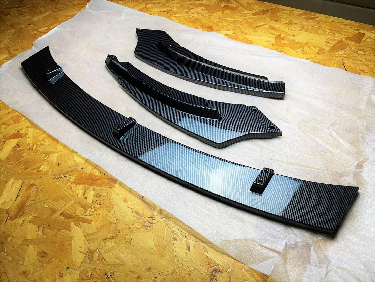 ❤️Carbon Fiber Splitter Fit For VW Golf MK5 GTI GT TDI 2003-08❤️