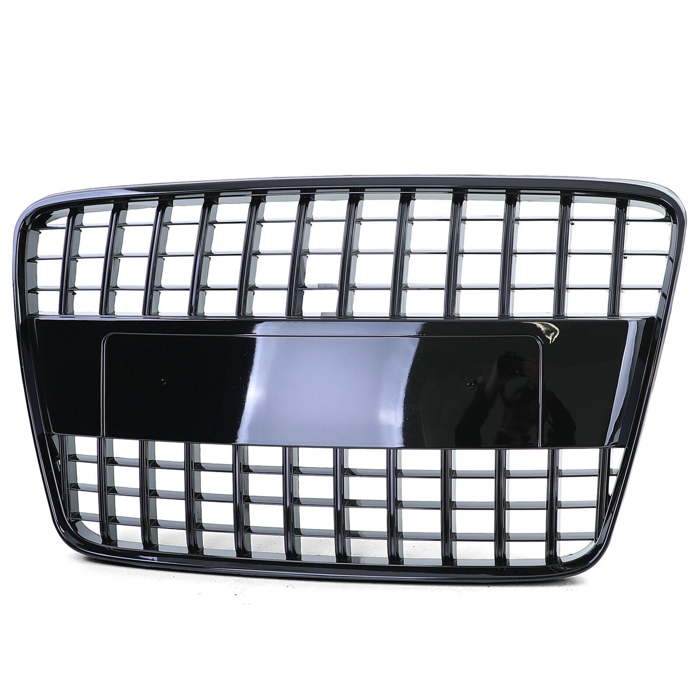 Honeycomb Sport Radiator Grille Without Emblem Gloss Black for Audi Q7 4L 05-09