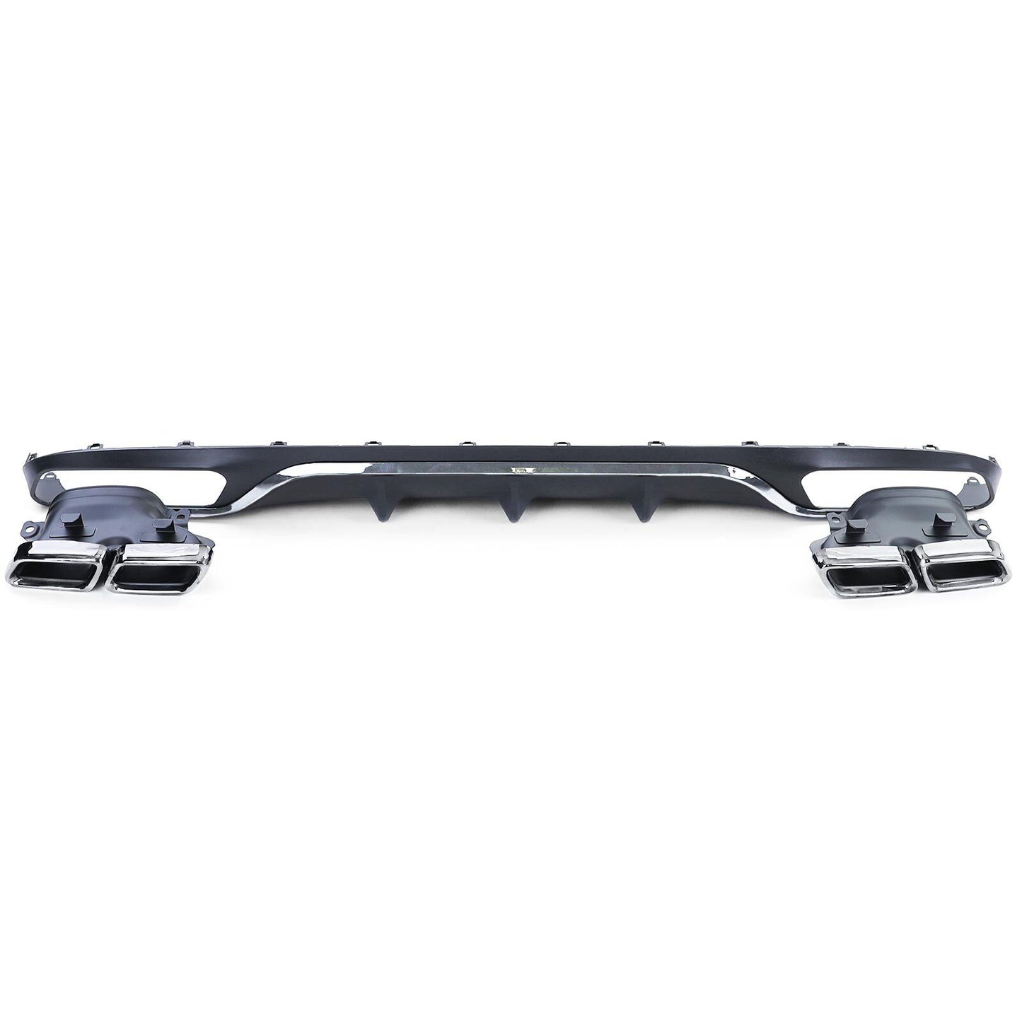 Rear Diffuser with Chrome Exhaust Tips for Mercedes E-Class W213