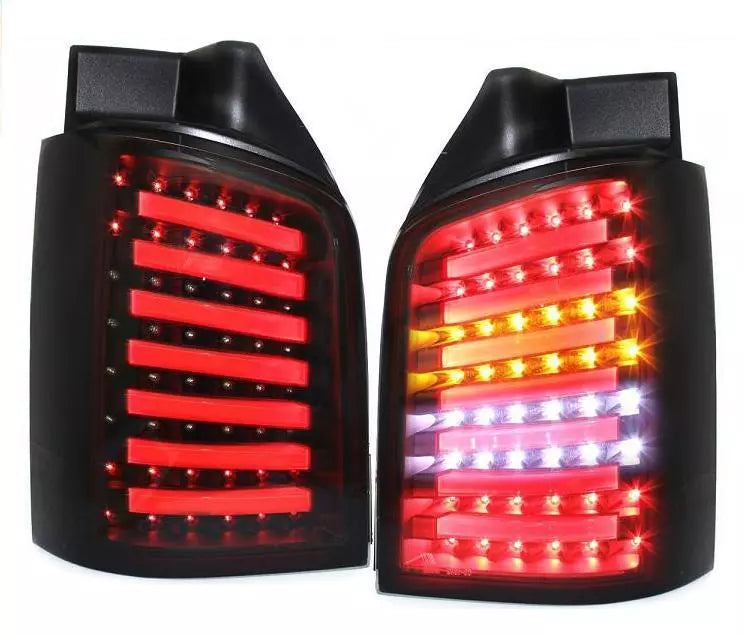 Luci posteriori LED luci posteriori per VW T5 bus 03-09 nero lobbano posteriore sinistro destro