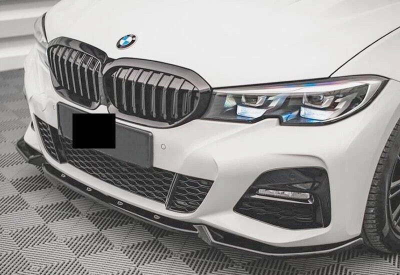 🔥ART.0562 SPLITTER PER BMW 3 G20 G21 MSPORT 2018-2022 NERO LUCIDO LOOK SPORT🔥
