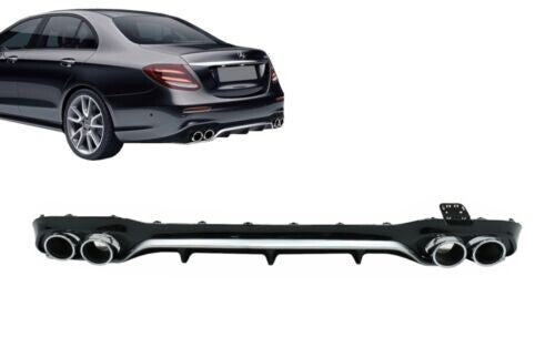 diffusore per Mercedes Classe E W213 16 + E53 Look Silver