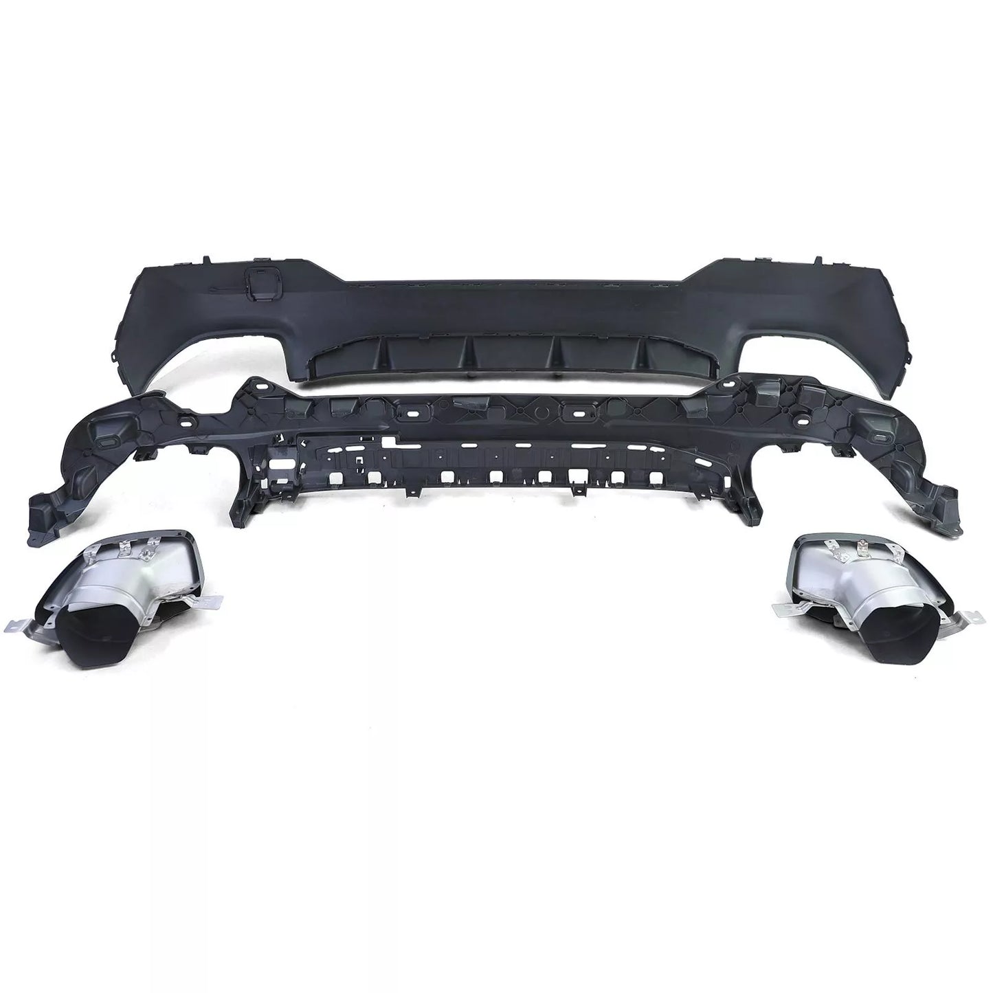 💫Diffusore Posteriore Sport Lucido + Terminali di Scarico per BMW Serie 4 F32💫