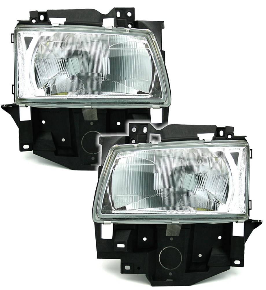 Set of headlights + halogen indicators left + right for VW T4 96-03