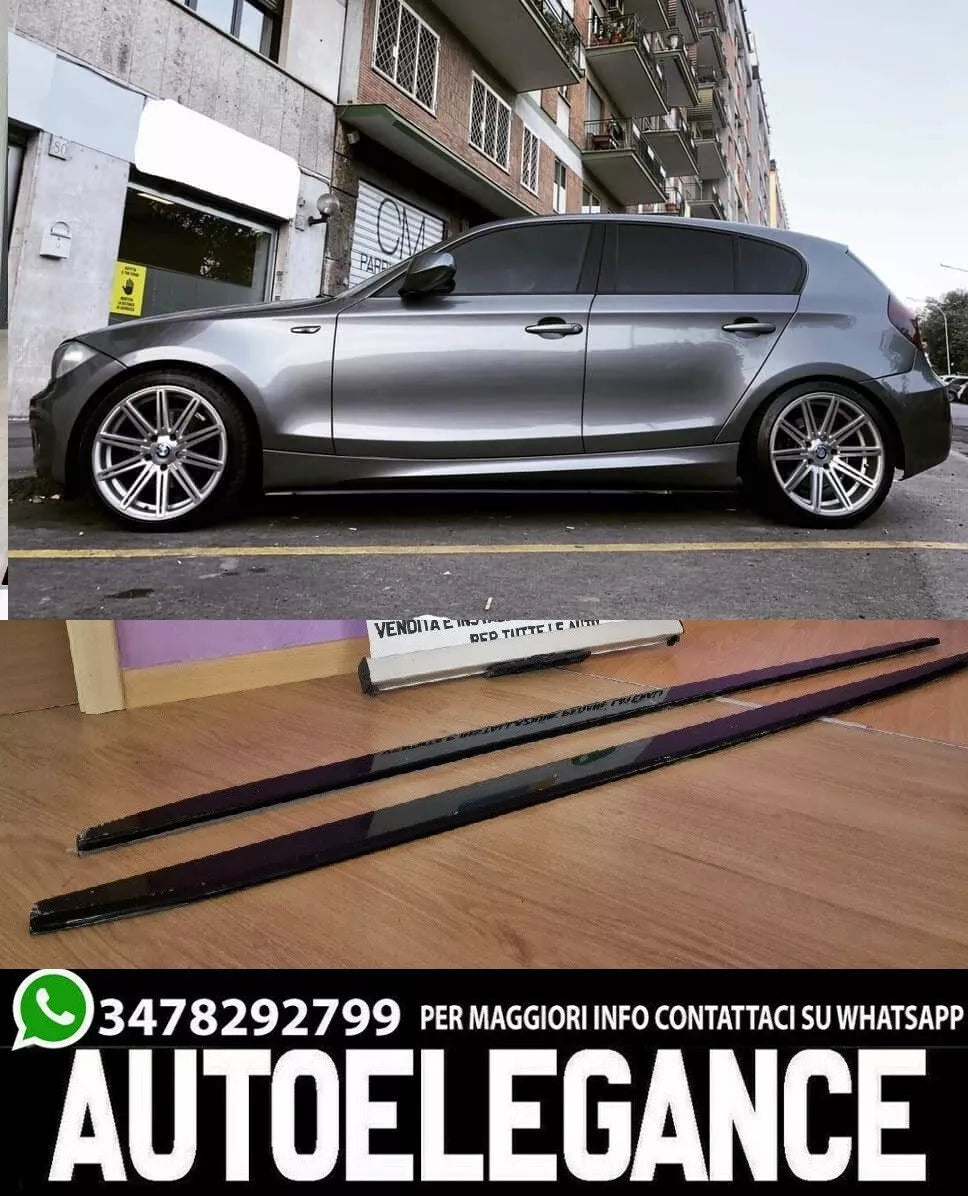 sotto minigonne e87 splitter flaps M SPORTIVO nero lucido
