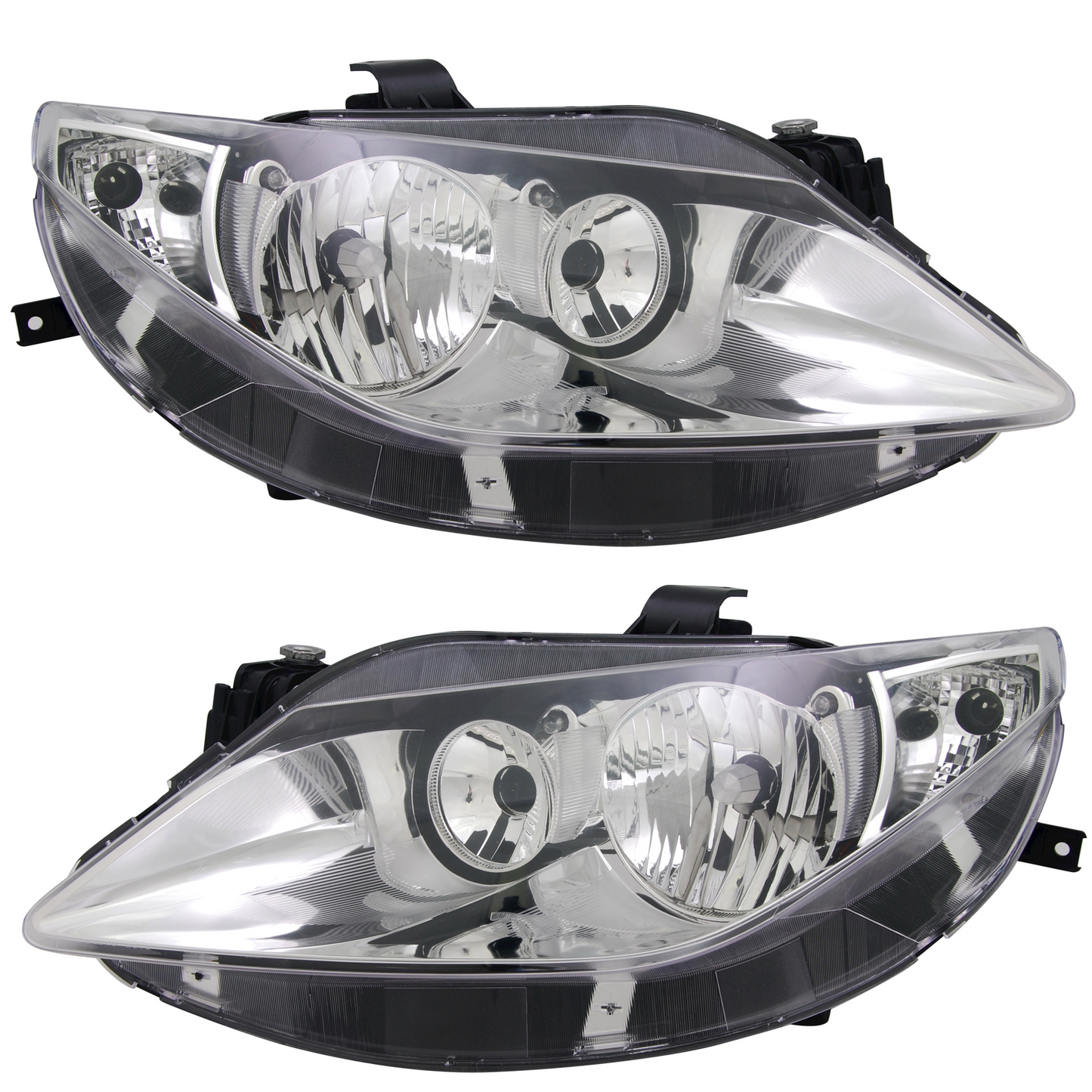 Set fari anteriori per Seat Ibiza 4 6J 2008-2012 H7/H7 Alogena LWR sinistra destra