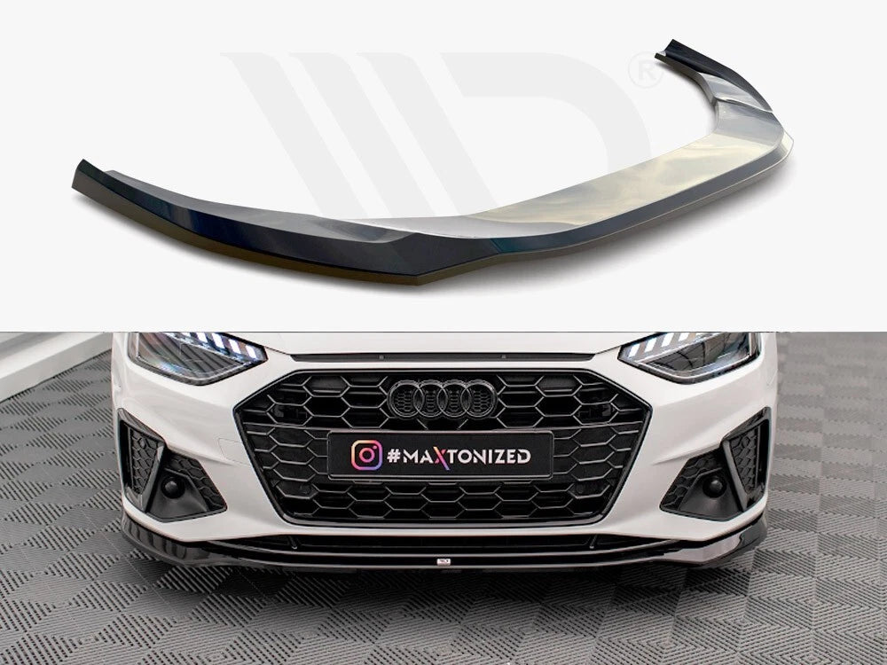 💕Splitter adatto per Audi A4 S-Line / S4 B9 Facelift nero lucido💕
