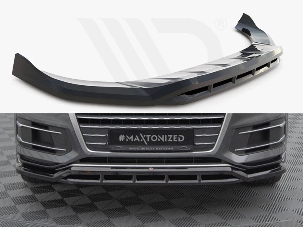 💕Splitter adatto per AUDI Q7 MK2 nero lucido💕