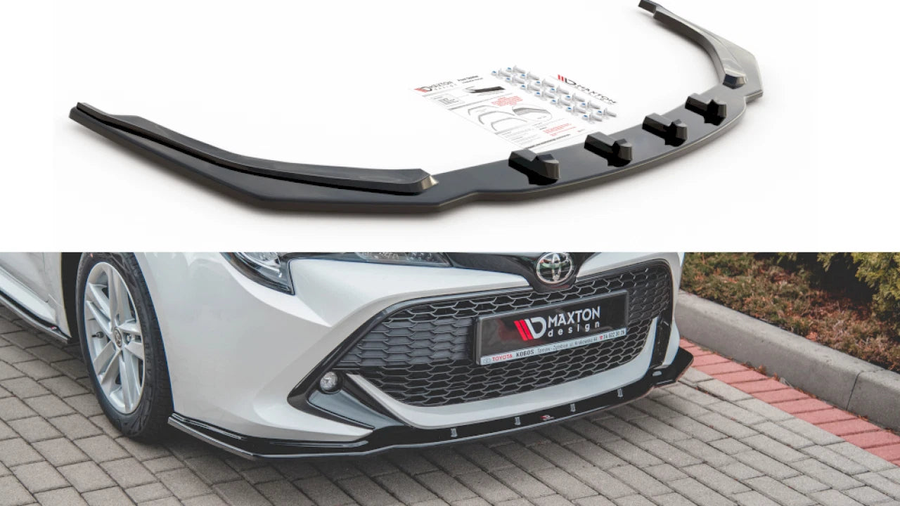 💕Splitter adatto per Toyota Corolla Mk12 Touring nero lucido 💕
