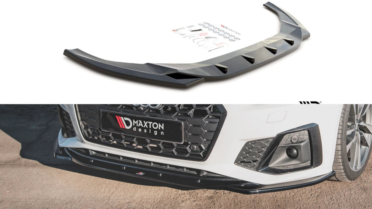 💕Splitter adatto per AUDI S5 / A5 S-LINE F5 FL nero lucido💕