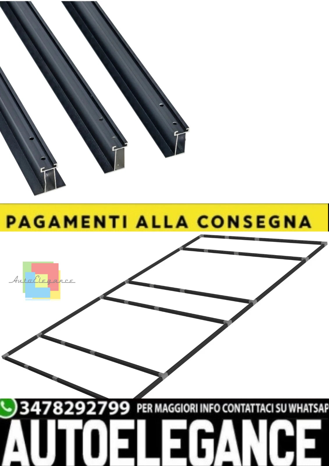 Telaio in alluminio per illuminazione LED esagonale