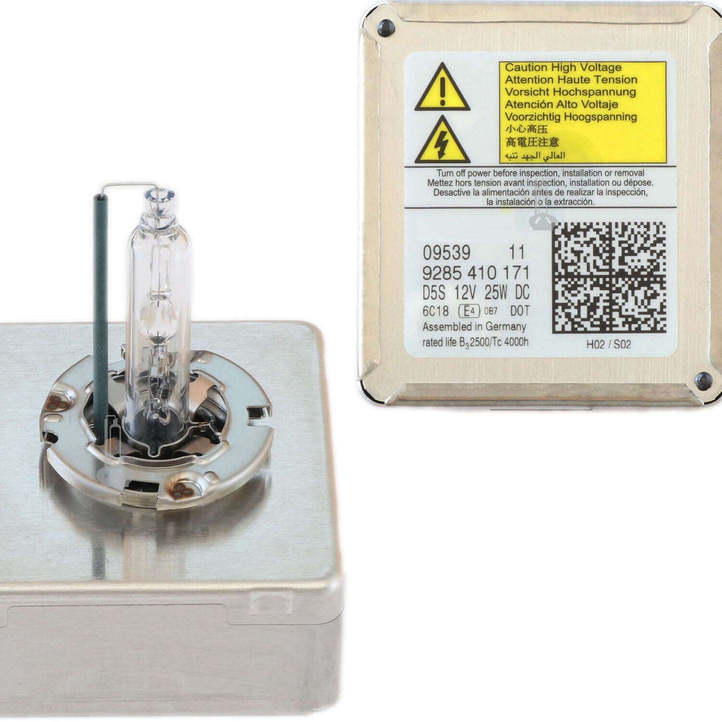 AUDI A3 8V FACELIFT COPPIA LAMPADE D5S 25W 12V RICAMBIO XENON 4300K BIANCO AUTOELEGANCERICAMBI