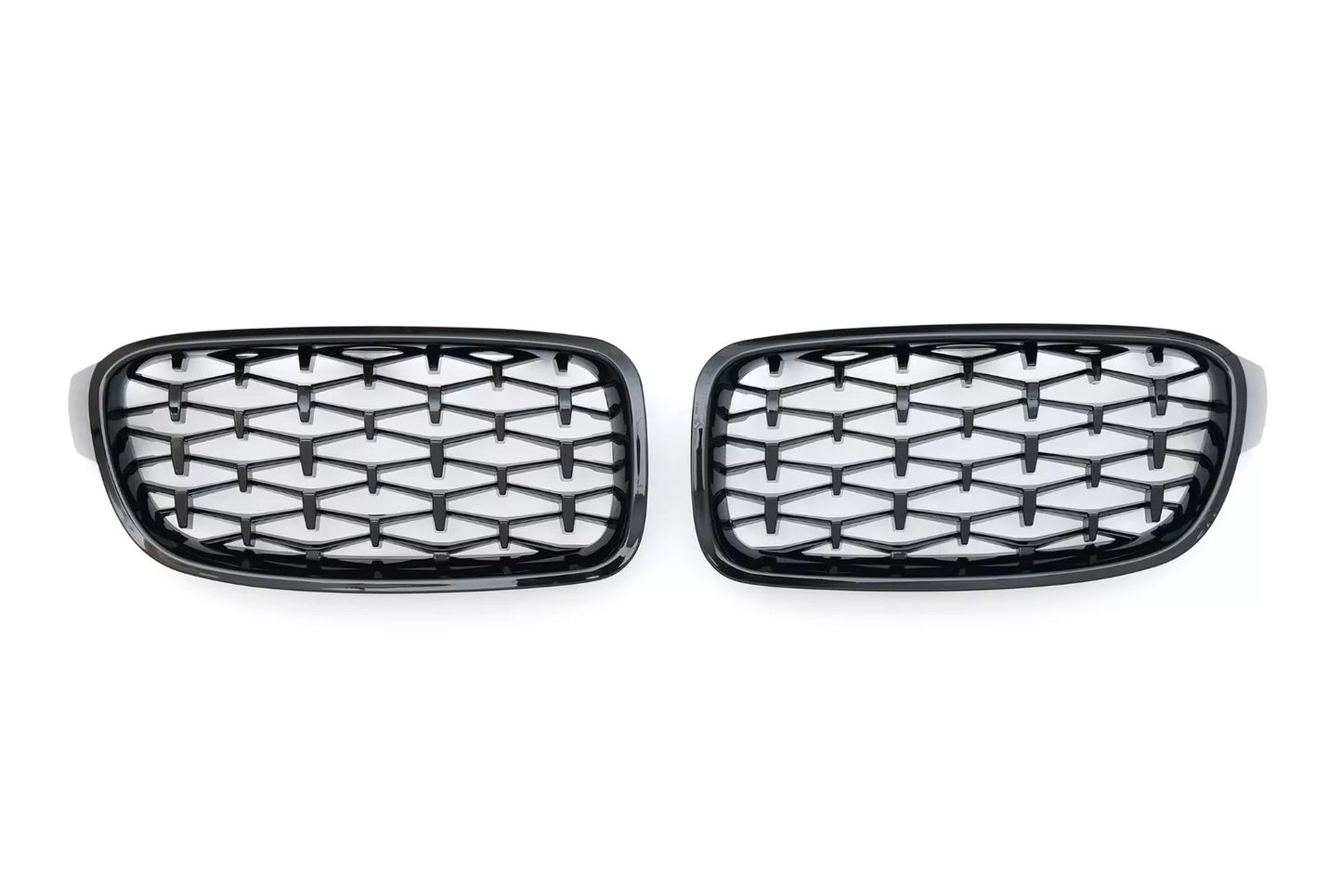 GRIGLIA SPORTIVA DIAMANTE NERO LUCIDO ADATTO PER BMW SERIE 3 F30 F31