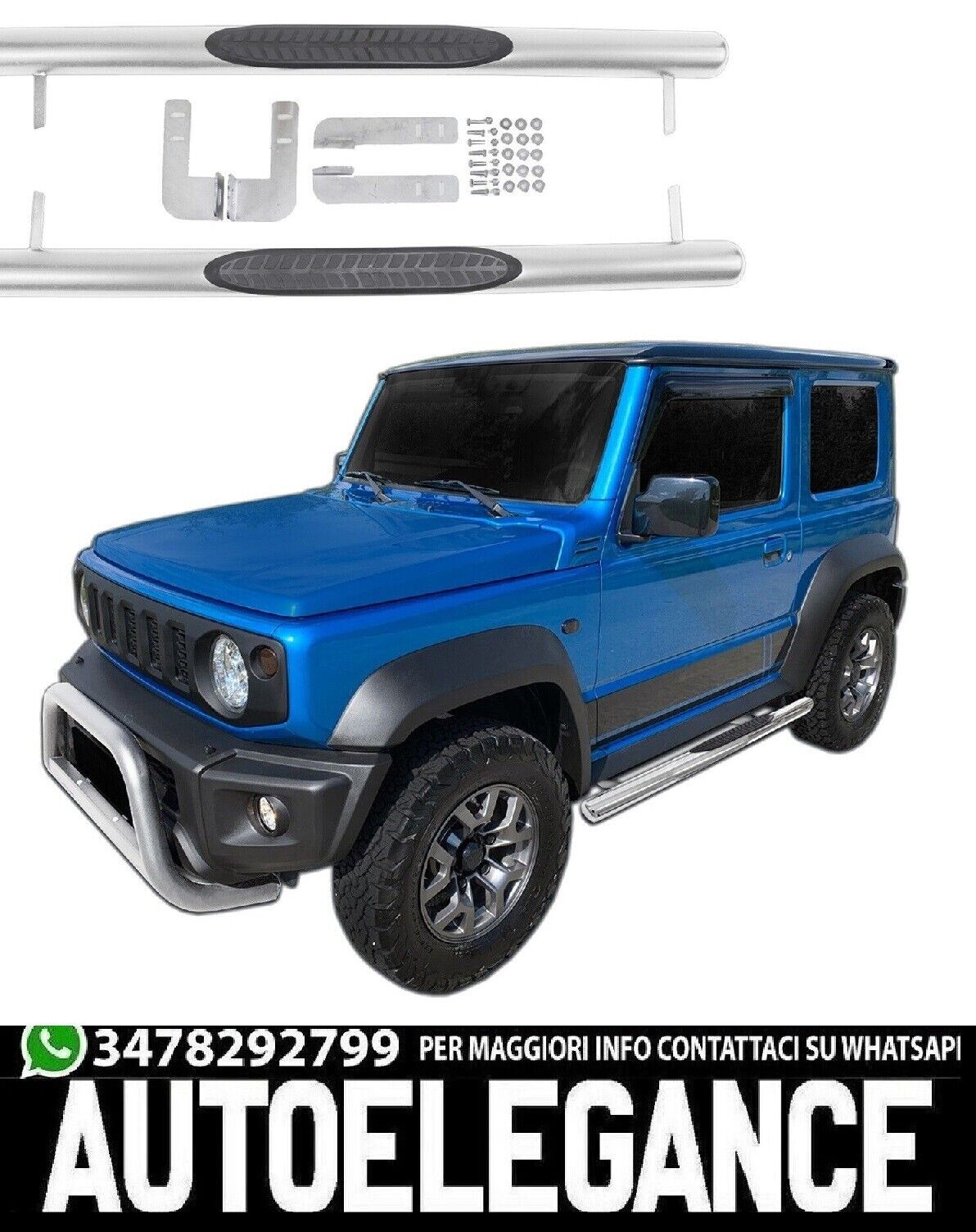 PEDANE LATERALI PEDANE SOTTOPORTA per SUZUKI JIMNY dal 2021
