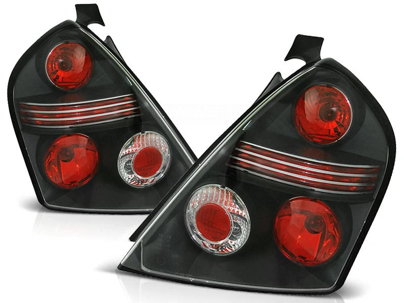 COPPIA FARI POSTERIORI FIAT STILO 3 porte 01-08 nero