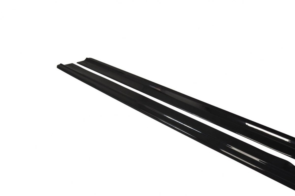 💕Sotto minigonne adatto per Audi A8 D4 nero lucido 💕