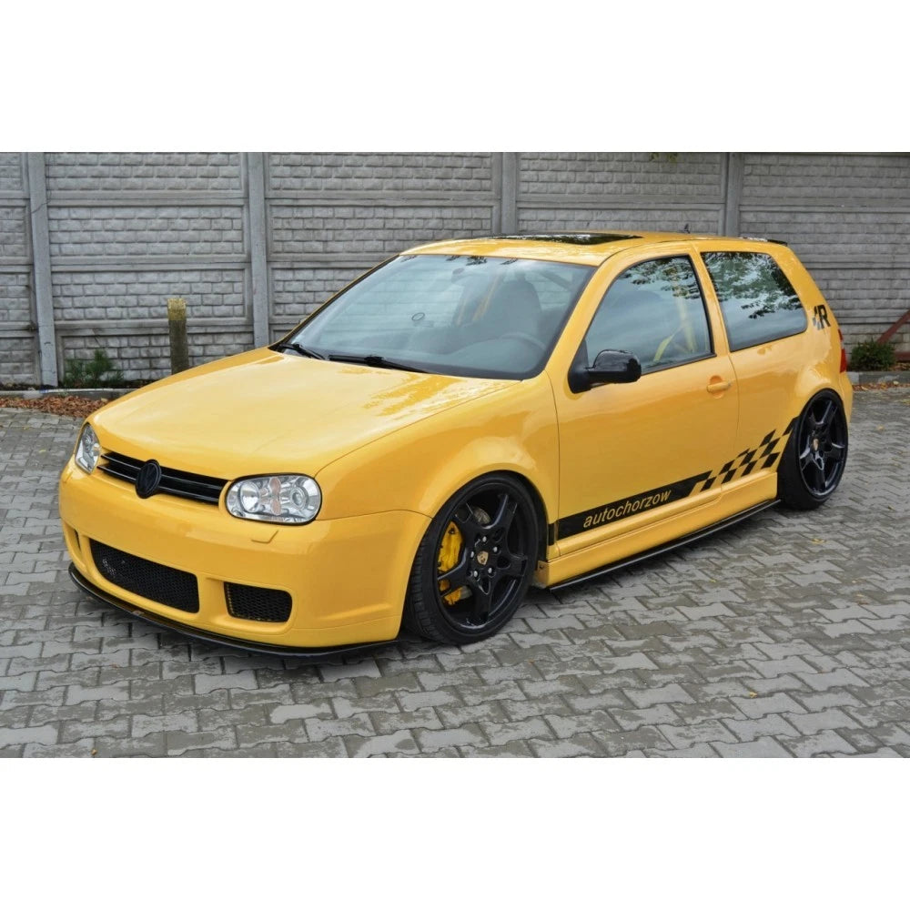 💕Splitter adatto per VOLKSWAGEN GOLF MK4 R32 NERO LUCIDO 💕