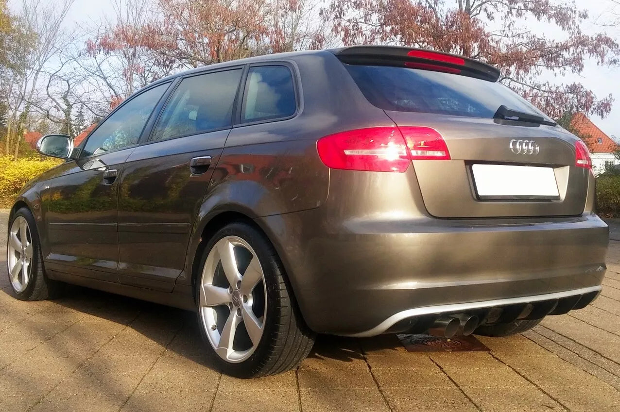 🧡SPOILER AUDI A3 8P 3 PORTE / SPOILER STILE RS3 + MINIGONNA POSTERIORE🧡