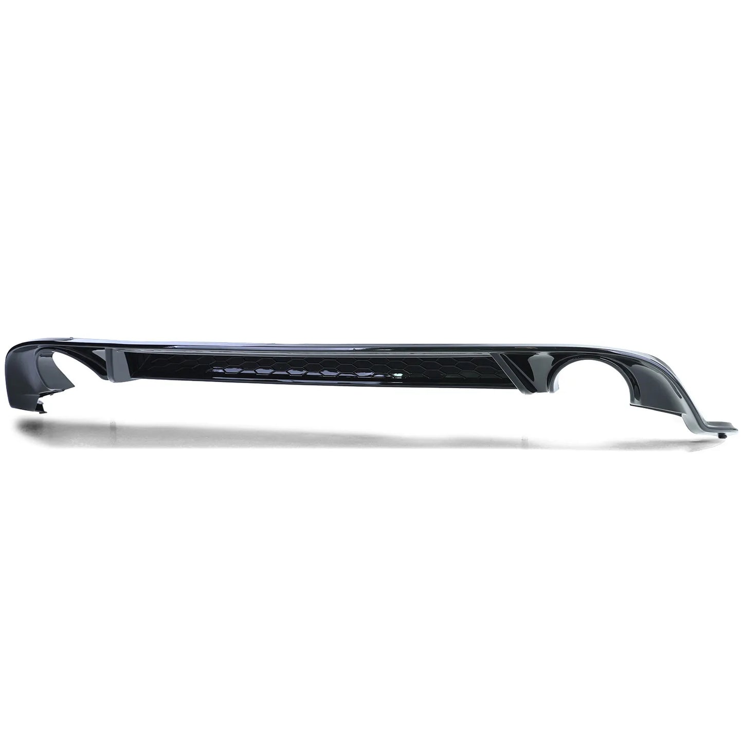 💎Single Pipe Sports Diffuser Double Sided Gloss Black for VW Golf 7 GTI 17-21💎