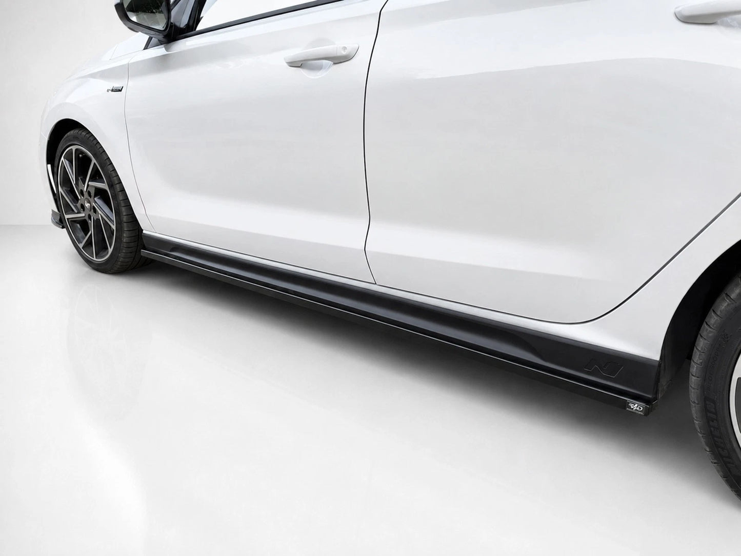 👉Gonne Laterali Prolunghe per Hyundai i30 N MK3 2016+ Nero Lucido👈