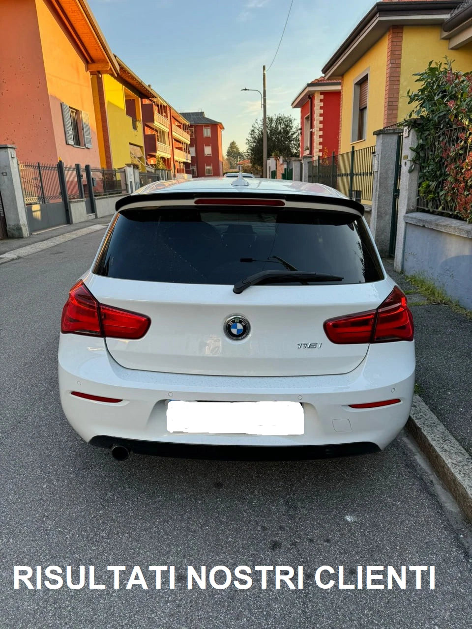 💕SPOILER POSTERIORE ADATTO PER BMW SERIE 1 F20 F21 11-19 M SPORT NERO LUCIDO💕