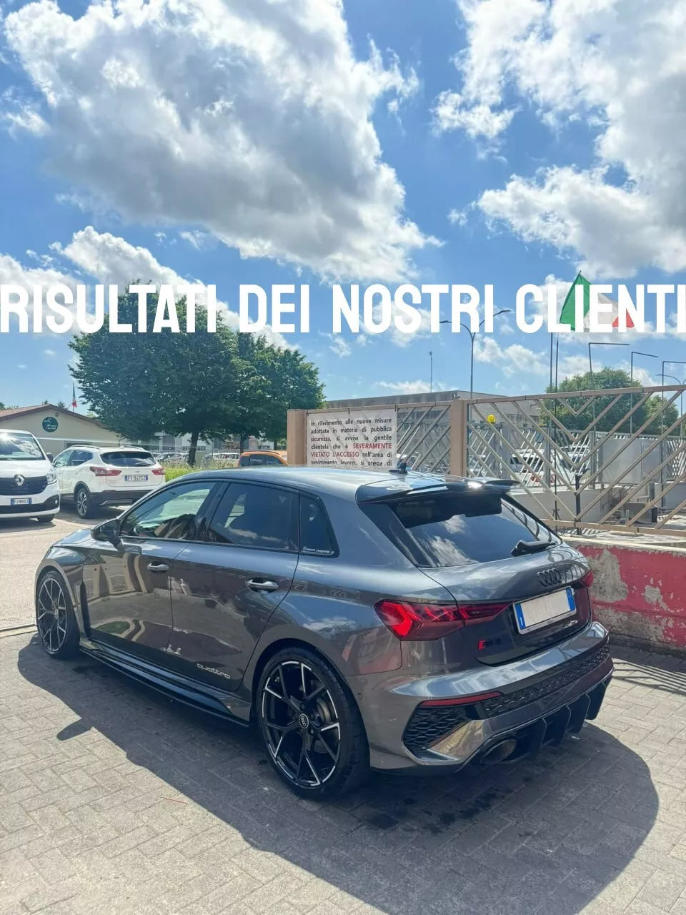 ✨SPOILER SUITABLE FOR AUDI A3 8Y 2020+ GLOSSY BLACK LOOK SPORTY DESIGN✨