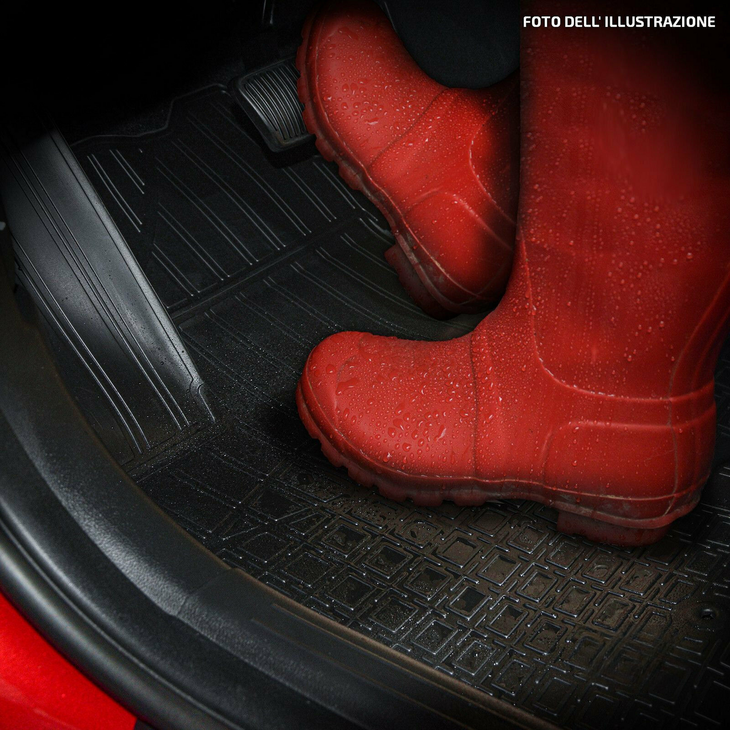 CAR MATS, RUBBER CAR MATS SUITABLE FOR NISSAN PATHFINDER R51 2005-2014