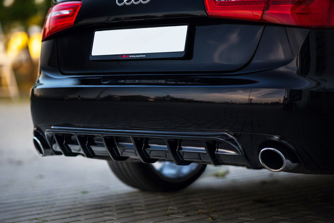 DIFFUSORE ADATTO PER AUDI A6 C7 2011-2014 ( non per S-Line )