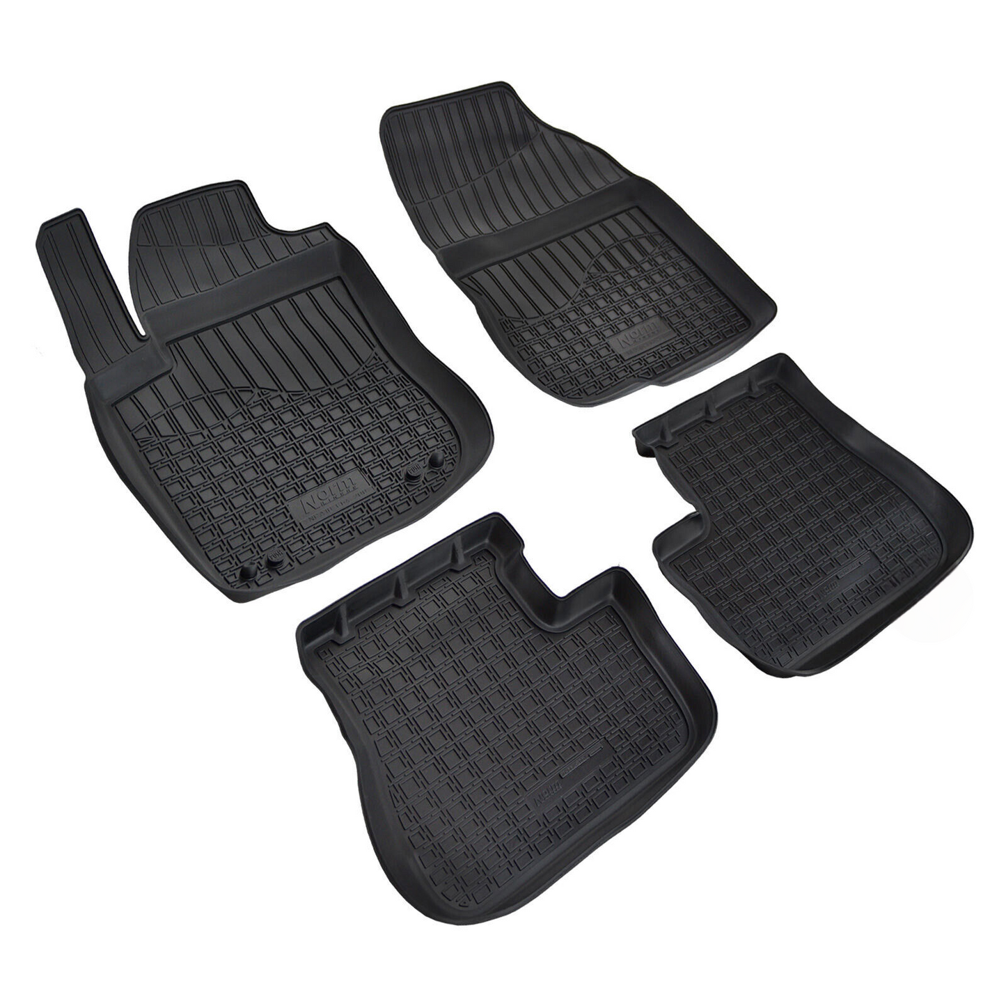 CAR MATS, RUBBER CAR MATS SUITABLE FOR PEUGEOT 208 2012-2019