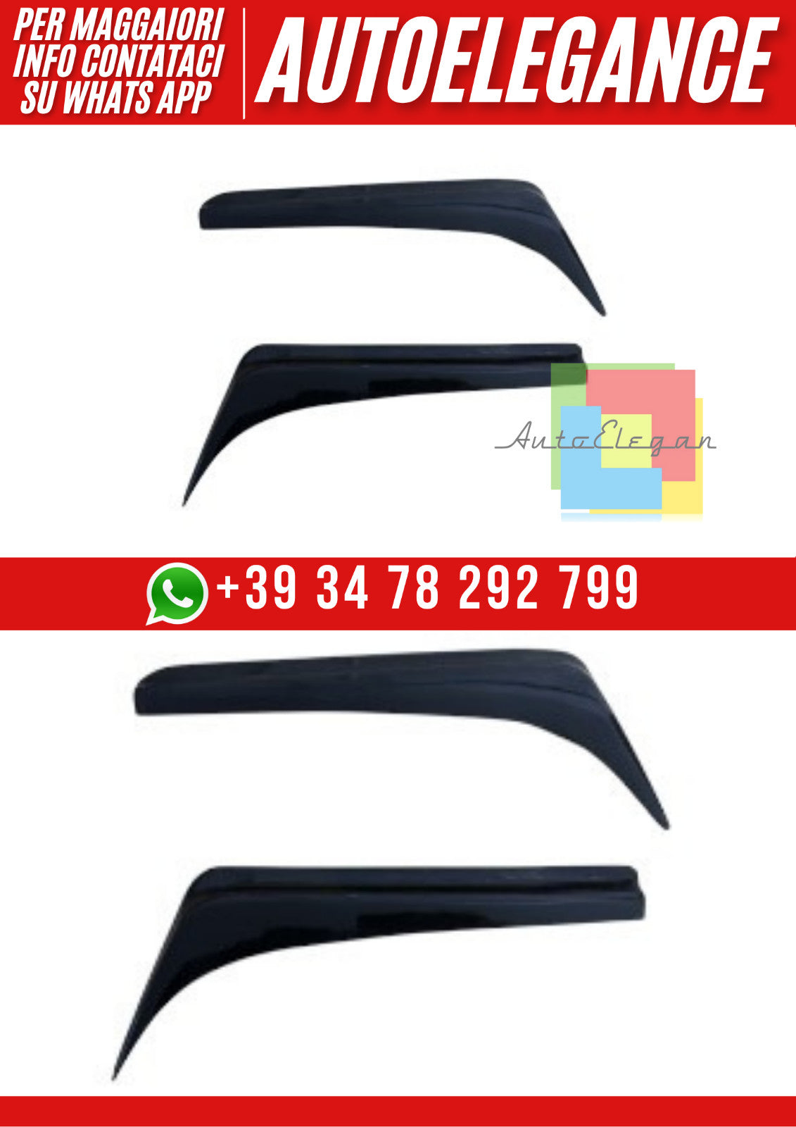 ❤️Palpebre Fari Anteriori Ver. I Compatibili con Fiat Cinquecento 1991–1998❤️