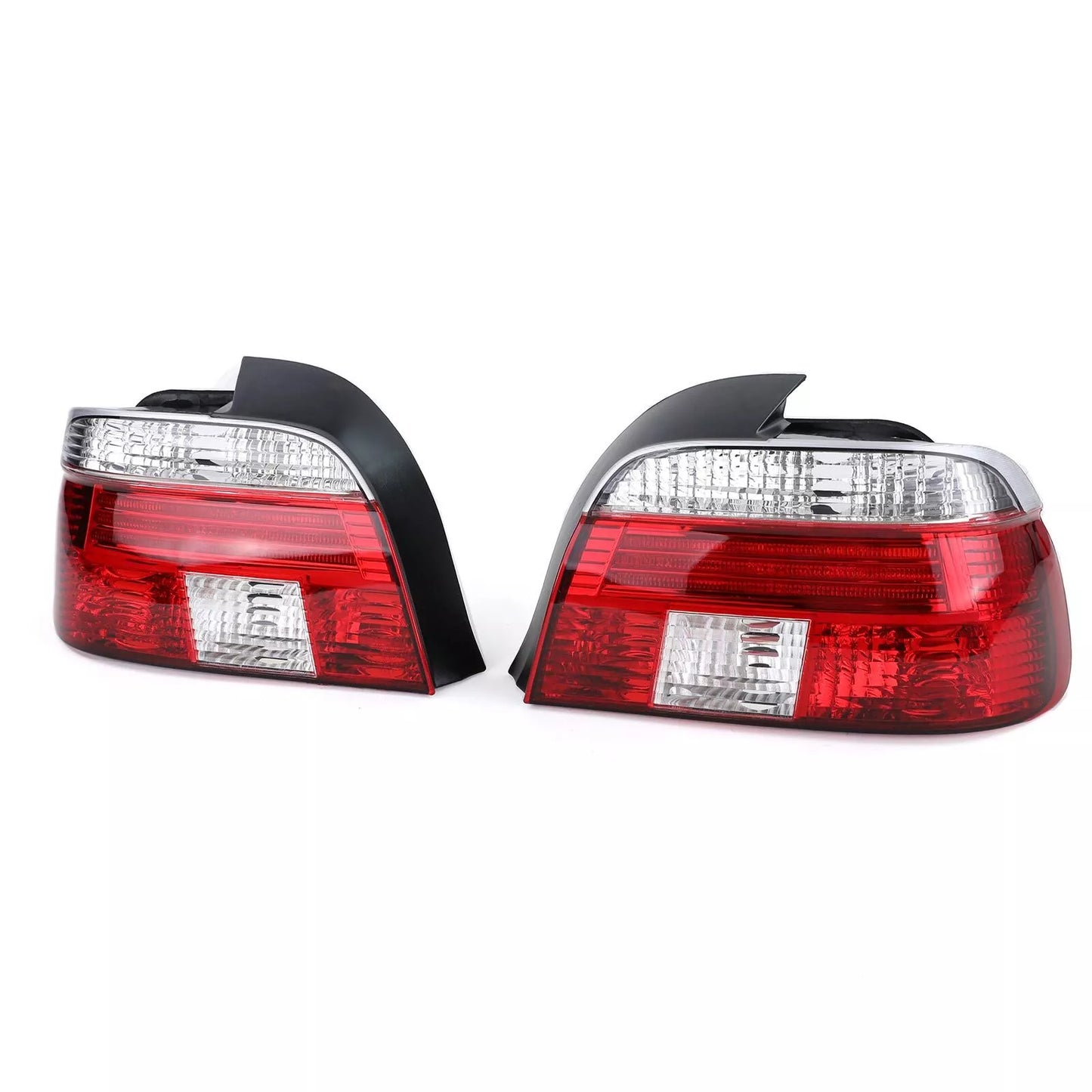 π Red White Crystal Rear Lights for BMW 5 Series E39 Sedan 95-00π