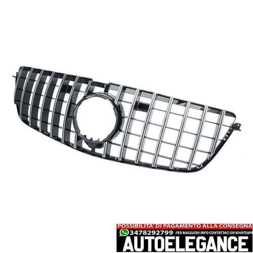 Griglia Anteriore Panamericana Griglia Adatto Per Mercedes GL X166 12-15 Cromo Lucido