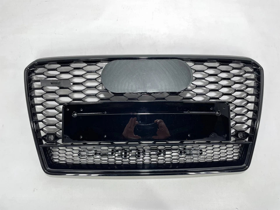 🔥ART.4571 GRIGLIA ANTERIORE NIDO DAPE STILE RS7 NERA PER AUDI A7 4G 2010-2014🔥