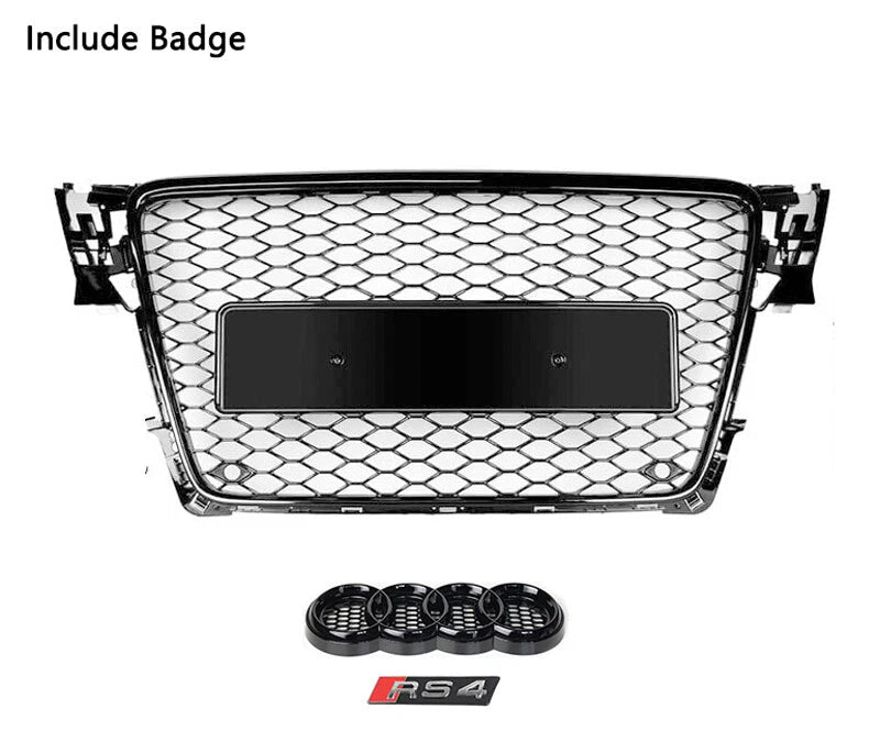 🔥ART.5605 GRIGLIA ANTERIORE RS A NIDO D’APE PER AUDI A4 / S4 B8 2008–2012🔥