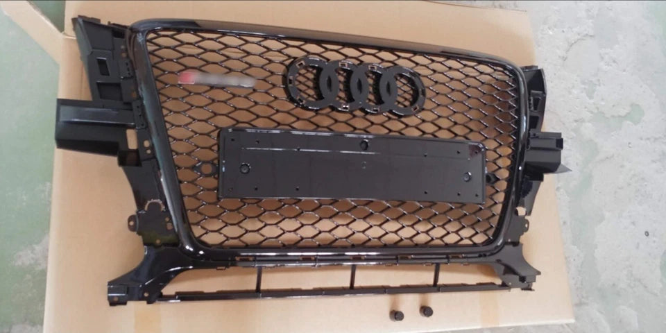 💕ART.6150 GRIGLIA NERA LUCIDA ADATTA PER AUDI Q5 8R 2008-2012 RSQ5 LOOK💕
