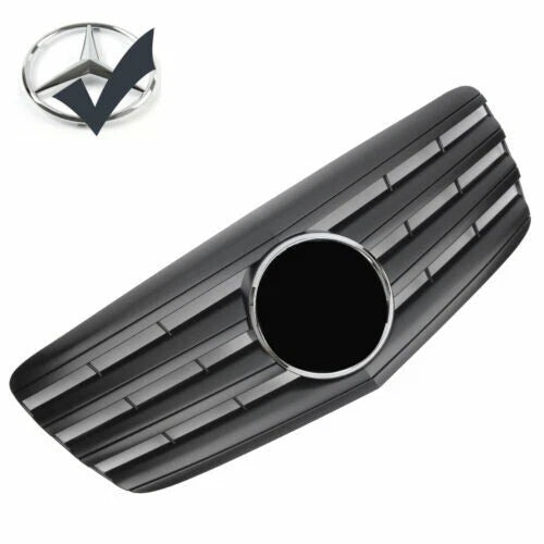 Griglia Sport Griglia Radiatore Adatto per Mercedes W211 S211 E 2006-2009 Nero O