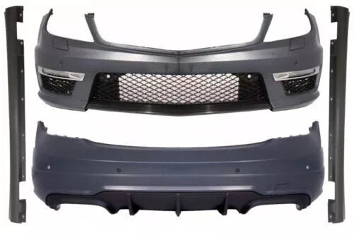 Bodykit per Mercedes Classe C W204 07-15 Facelift C63 Look Griglia-mostra il tit