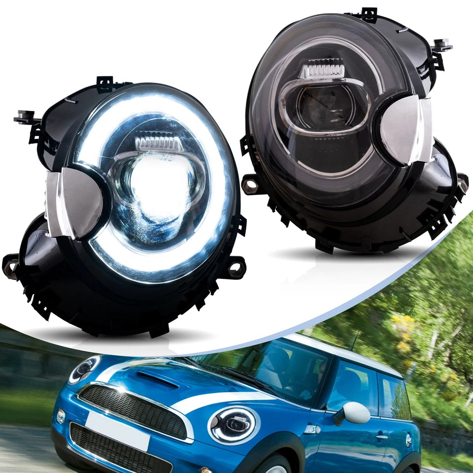 ⭐ART.2926 Faro Anteriore a LED con DRL – BMW Mini Cooper R55 / R56 / R57 / R58 ⭐
