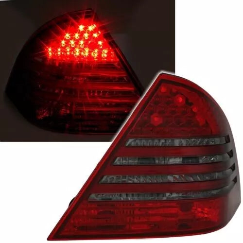 Fanali posteriori a LED rosso fumo per fanali posteriori Mercedes Classe C W203